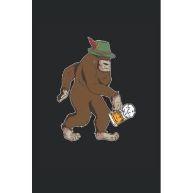 Imagem de Bigfoot Sasquatch: Notebook de regalo de bebedor de cerveza |Oktoberfest Journal |Cuaderno de amante del alcohol |Notas de bebedor de licor |Cuaderno de regalo de barman