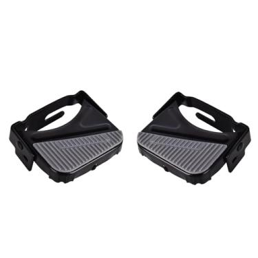 Imagem de Pedais Traseiros de Bicicleta, 1 par de Pedais Traseiros de Aço Manganês, Descanso para Pés Dobrável, Acessórios Elétricos para Mountain Bike