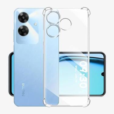 Imagem de Capa Capinha Case Anti Impacto Transparente P/Realme Note 60 4G - Phone Palace