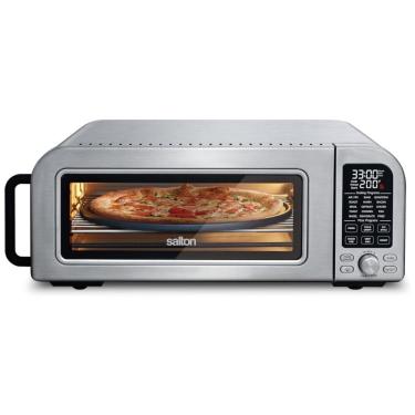 Imagem de Forno de Pizza Profissional 17,9L com Temperatura Ultra Alta e 6 Configurações, 110V 1800W, Salton, Prata