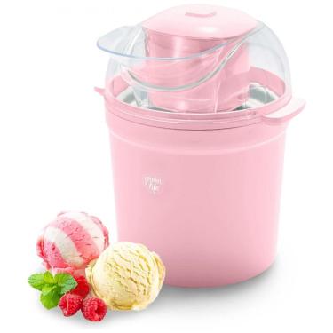 Imagem de Máquina de Sorvete Automática 1,5L de Capacidade, 110v, GREENLIFE CC005073 001, Rosa