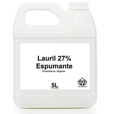 Imagem de Lauril Líquido 27% 5L Para Detergentes Sabonetes Sabão Líquido - GW Qu