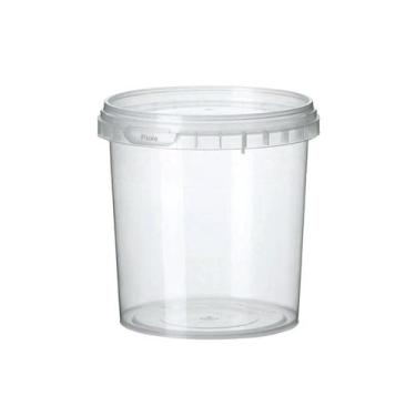 Imagem de Pote Redondo Com Lacre Transparente Com Tampa 220ML Com 10 Unidades - 