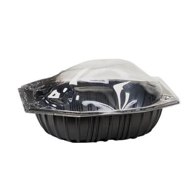 Imagem de Embalagem P/ Frango Assado Base Preta Cx. C/ 100 Unidades Kantoya