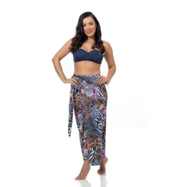 Imagem de Canga De Praia Estampada Floral Tamanho Único 43173 - Summer Color, 46