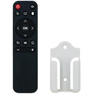 Imagem de Controle remoto de substituição para mini projetor, compatível com mini projetor HY300, HY300PRO, HY320mini, HY320 (com suporte de montagem na parede)