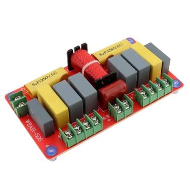 Imagem de DriSentri Alto-falante crossover de 5 vias, 250 W, 5 vias, 2 agudos e 2 alto-falantes crossover médios e graves, divisor de frequência de filtro, alto-falante de áudio 4-8Ω Crossover