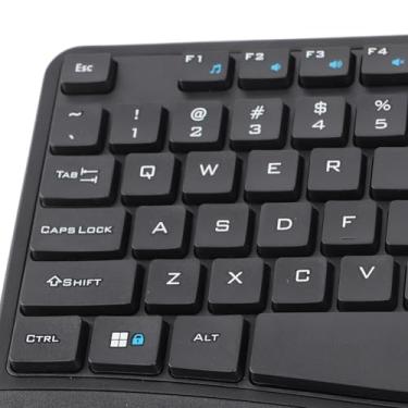 Imagem de Teclado de Split Com Fio de 87 Teclado ERGONONOMIC Com Descanso de Palmeira Premium para Uso Confortável de Escritório e Produtividade Aprimorada