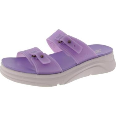 Imagem de Jambu Sandália feminina Fenton Water Ready Slide, Lavanda translúcida, 38