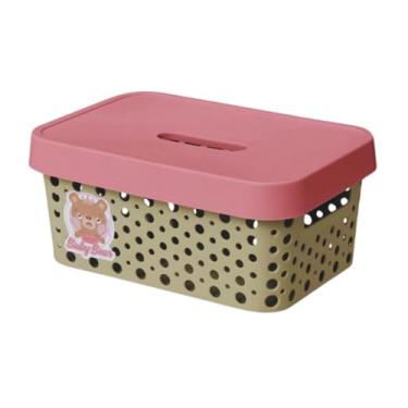 Imagem de Caixa Organizadora Cesto 4,5l Baby Bear Usual Quarto Do Bebê (Rosa)