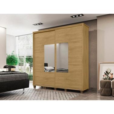 Imagem de Guarda-Roupa Monte Carlo C/Espelho Cinamomo – RV Móveis