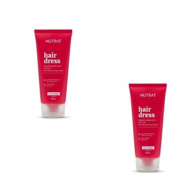 Imagem de 2 X Hair Dress NUTRAT  Protetor Termico Para Todos Cabelos 200 ml cada