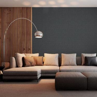 Imagem de Papel De Parede Bobinex Essencial Palha Sintética Cinza 4351