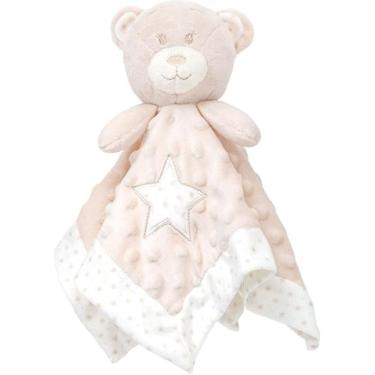 Imagem de Naninha Ursinho Estrelado Pelúcia para Bebês Antialérgica Buba 