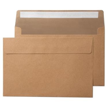 Imagem de Pack It Chic - Envelopes de 14 x 21,6 cm (110 unidades) Envelopes Kraft A9 para fotos, cartas, convites, casamentos, anúncios e feriados - 14 3/10.2 cm x 21.2 cm