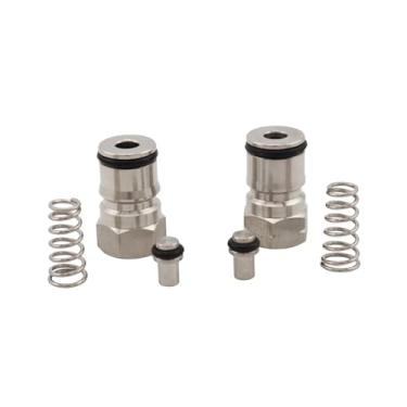 Imagem de Fabricação caseira de cerveja Homebrew Cornelius Type Keg Ball Lock Post & Poppet Female Thread Gas + Liquid 19/32"-18 & 9/16"-18 Acessórios para vinho(9 16-G)