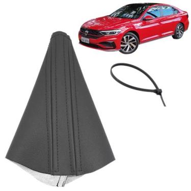 Imagem de Coifa Para Manopla Da Alavanca Câmbio Automático Jetta 2015 À 2021 - T