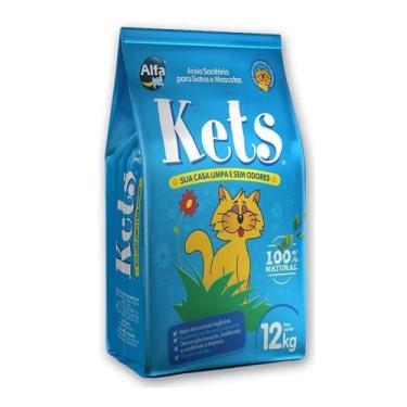 Imagem de Areia Higiênica Para Gatos Kets Azul 12Kg - ALFA PET