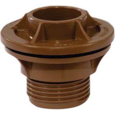 Imagem de Adaptador  C/Flange Pvc Socel 3/4 Marrom - Kit C/10 Unidades - RCD