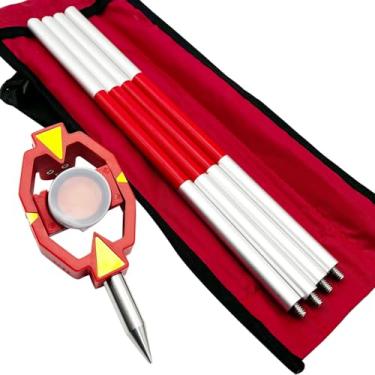 Imagem de LS2015 Mini prisma de alumínio com 4 polos para estação total de 17,5 mm