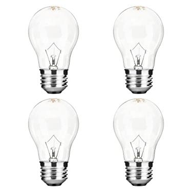 Imagem de Spolico Appliance Oven Light Bulb A15 40W High Temperature 500 Degrees Resistant for Refrigerator Over Stove Microwave Range Hood Lava Lamp Replacement Bulb E26 Medium Base 120V Warm White