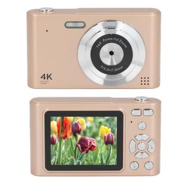 Imagem de Câmera Digital HD Atualizada, Vintage 4K 2,4in 48MP 16x Câmera de Viagem do Zoom Non Shake Com Exibição IPS HD, Câmera Digital Compacta para Gravação de Vídeo Fotográfica Travel