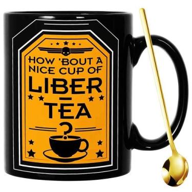 Imagem de Caneca de Cerâmica VOPZON Helldivers 2 - 325ml - Design Liber-tea