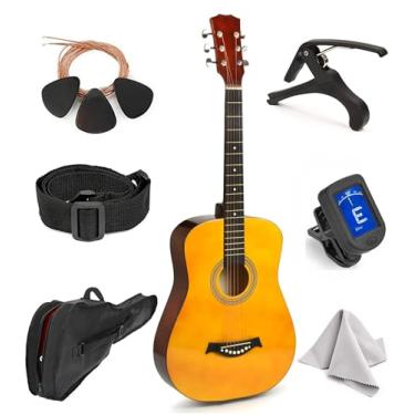 Imagem de Master Play Violão Clássico Acústico Para Crianças Da Masterplay - Violão Iniciante De 30” Para Alunos - Kit Inicial Para Violão De Cordas Acústicas: Bolsa Para Violão, Afinador, Correia, Cordas Ext