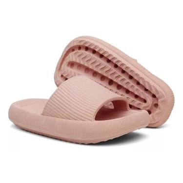 Imagem de Chinelo Nuvem Ortopédico Macio Feminino Masculino Leve (33/34, Blush)