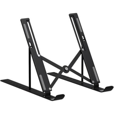 Imagem de Suporte para Notebook Ajustável, 10 Níveis de Regulagem, 10" a 17,3", Dobrável com Bolsa, Preto