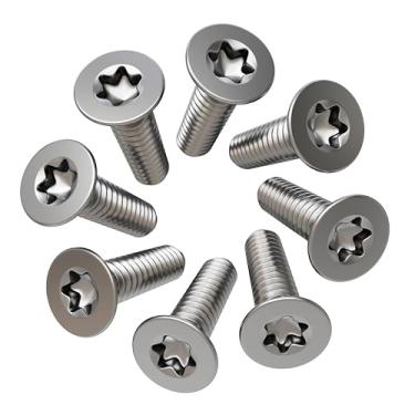 Imagem de 8 peças de retenção de disco de freio de rotor de parafuso 11609271 - Conjunto é o melhor substituto para Buick/Chevrolet/Cadillac/GMC 2007-2024 - Parafusos de retenção de aço inoxidável dianteiro e