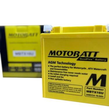 Imagem de Bateria Motobatt Mbtx16u 19ah Tiger 800 Varadero Xl 1000