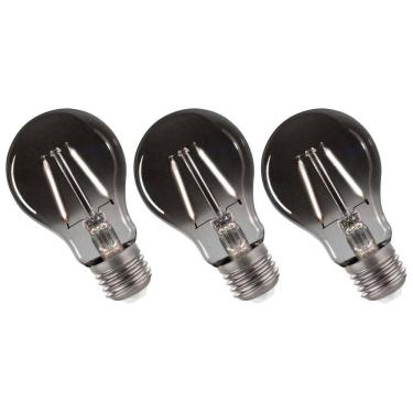 Imagem de Lâmpada Led Fumê 30w Kit 3 Unidades Vintage Branco Quente Retrô Bivolt