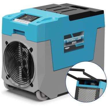 Imagem de Desumidificador Industrial 85 Litros Ideal para Restauração de Danos e Prevenção do Mofo, 110V AlorAir, Azul
