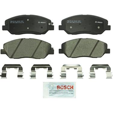Imagem de Bosch BC1202 QuietCast Conjunto de pastilhas de freio de disco de cerâmica premium para Hyundai: 2007-2010 Entourage, 2007-2016 Santa Fe, 2013-2016 Santa Fe XL; Kia: 2006-2014 Sedona; Frente