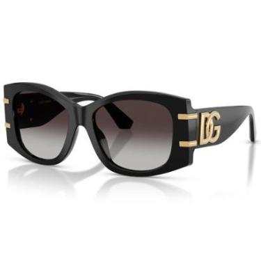 Imagem de Óculos de Sol Dolce & Gabbana Dna Preto DG4501 5018G-54-Feminino