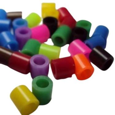 Imagem de Anilha Normal 3.0mm Colorida - 100 Unidades - Importado