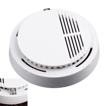 Imagem de Detector de Fumaça Incendio Fogo Alarme 85db Sensor Fotoeletrico Segur