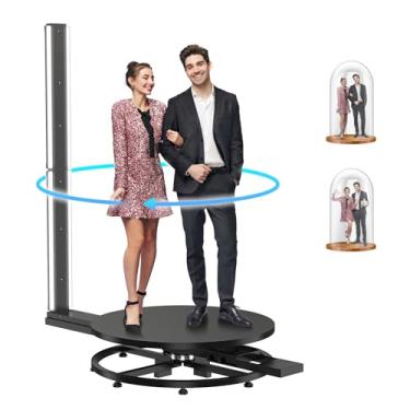 Imagem de Scanner 3D de 360 graus, equipamento de aquisição de digitalização 3D totalmente automático para impressão 3D, rotação de alta precisão para filmar a produção de personagens de animais de estimação