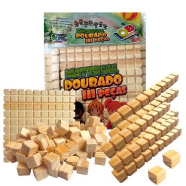 Imagem de Material Dourado 111 Peças Madeira - IOB
