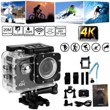 Imagem de Câmera à prova d água Ação Deportiva Ultra 4 K Full HD 1080 P - BC BOR