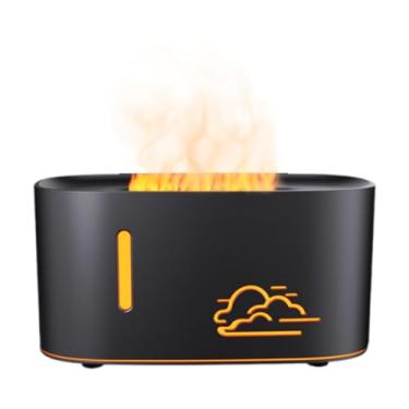 Imagem de FLCPJGV Umidificador de ar de Méidificador de ar de névoa 2 Modo 2 Modo leve Ruído baixo Ruído 160 ml Difusor de aroma do tanque de água para carros de, Preto