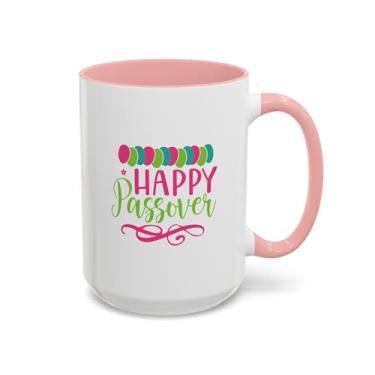 Imagem de Caneca de café colorida da Páscoa, caneca festiva para celebração da Páscoa, presente para feriados judaicos, copos de férias, 325 g, 425 g