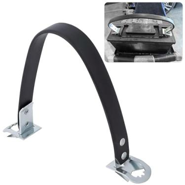 Imagem de Wuyaoyao Correia de suporte de bateria de carro, alça de elevação lateral de bateria automotiva de 42 cm, alças de elevação de bateria de metal pesado, suporte de suporte de bateria automotiva, alças
