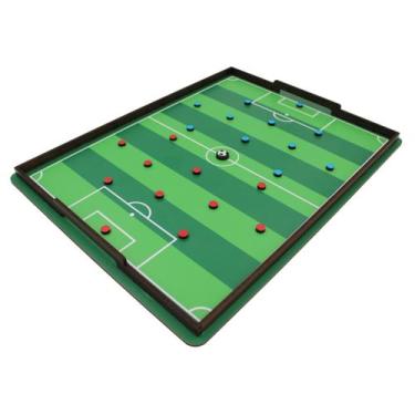 Imagem de Brinquedo Pedagógico Educativo Peteleco Dedobol Futebol de Dedo em MDF