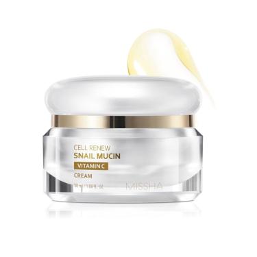 Imagem de Creme missha Cell Renew Mucina de Caracol Vitamina C 50mL