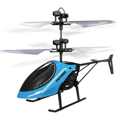 Imagem de Helicóptero Mini Drone Brinquedo Com Sensor Mão Original - Dm toys