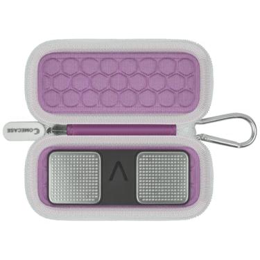 Imagem de Capa compatível com EKG pessoal AliveCor KardiaMobile | Dispositivo de eletrocardiograma Kardia Mobile 6L e monitor cardíaco | Monitor de ECG de pressão para dispositivos Apple e Android - Roxo