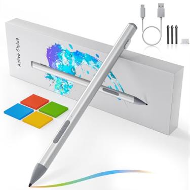 Imagem de Microsoft Surface Pen, Surface Pro Pen Stylus com rejeição de palma, pressão 4096, escrita suave, caneta Stylus para Surface Pro 11/10/9/8/X/7+/6/5/4/3, Surface Go 4/3/2/1, Surface Laptop/Studio/Book