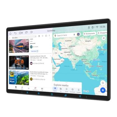 Imagem de Joying Estéreo automotivo duplo Din de 15,1 polegadas, rádio veicular com Apple Carplay e Android Auto, 8 GB + 128 GB Android 13 unidade principal com link espelhado, saída HDMI, AM/FM, Bluetooth, SWC